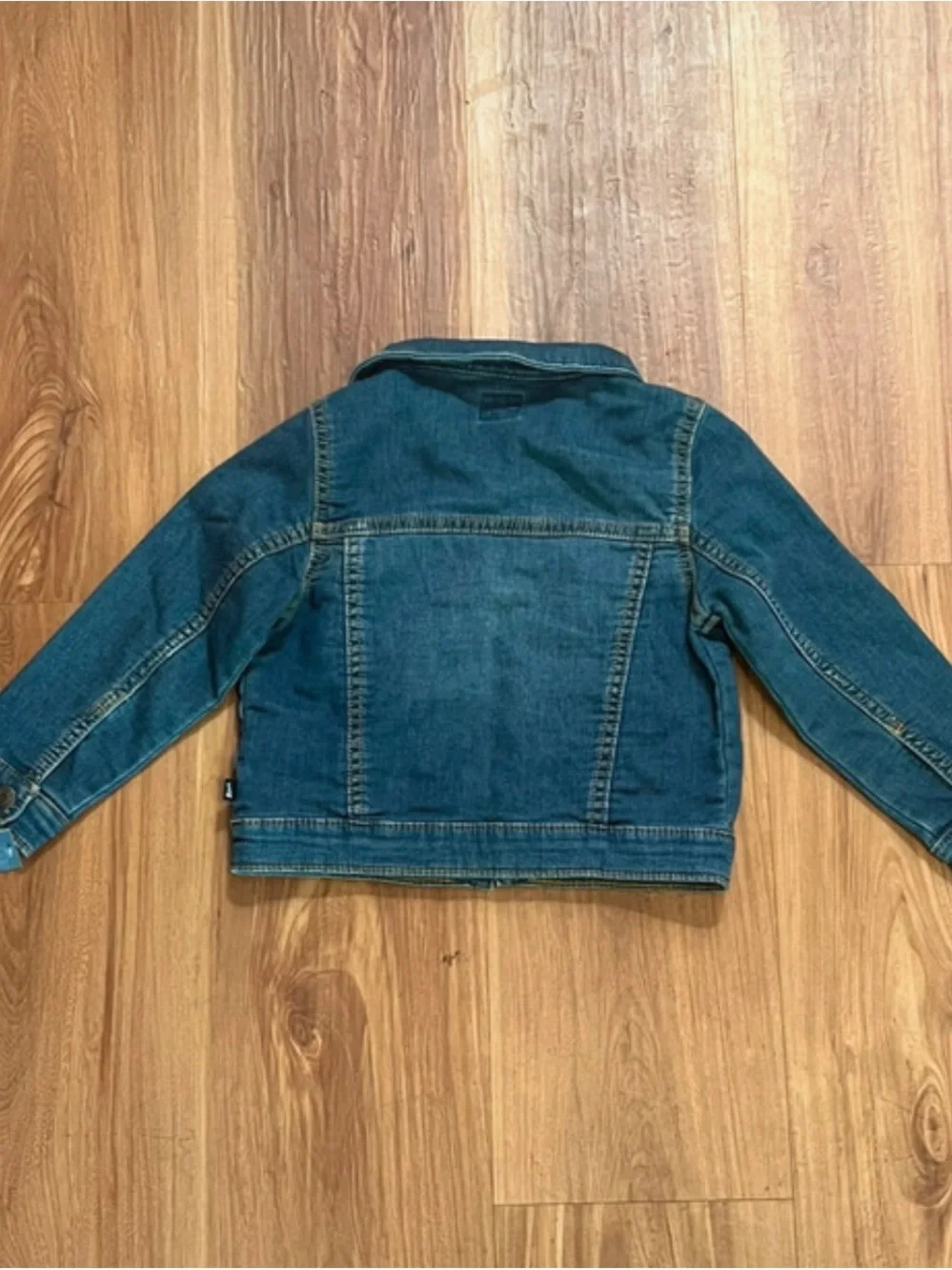 NWT OshKosh B'gosh Blue Denim Button Jacket Long Sleeve 24mo